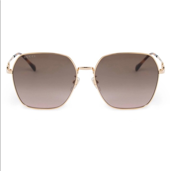 Gucci Sunglasses GG0882SA Gold 002 - Picture 8 of 9